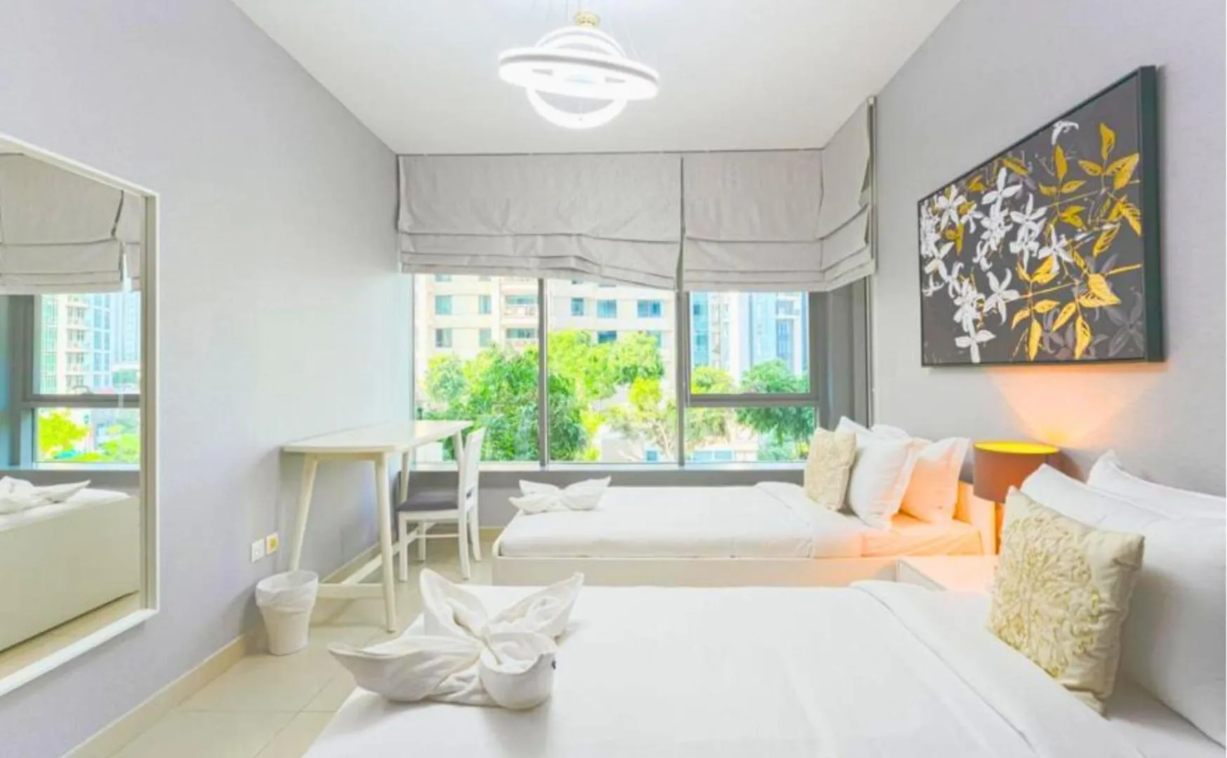 דובאי 2Br Apartment Partial Burj Khalifa & Pool View In 29 Boulevard